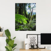 Hawaiian Tree Ferns Poster (Thuiskantoor)