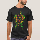 Hawaiian Tribal Polynesiaans Tattoo Zee T-shirt (Voorkant)