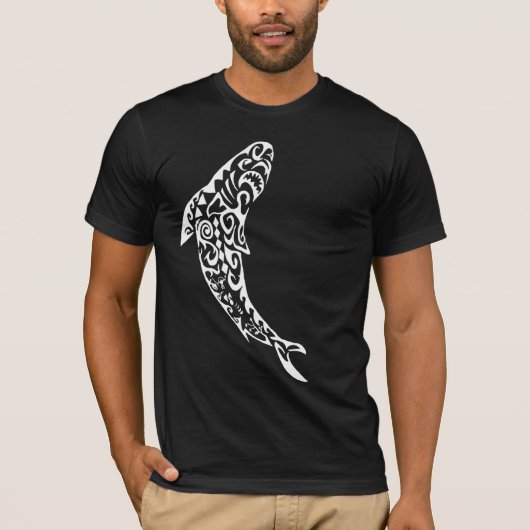 Hawaiian Tribal Shark T-Shirt (Voorkant)