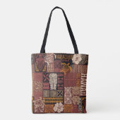 Hawaiian Tribal:  stoffen lappendeken Tote Bag (Achterkant)
