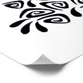 Hawaiian Tribal Taro Garden Tropisch Poster (Hoek)