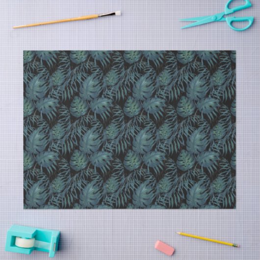 Hawaiian Tropica Monstera laat weefselpapier Tissuepapier (Craft)