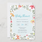 Hawaiian Tropical Baby shower Uitnodiging (Voorkant)