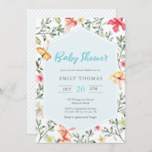 Hawaiian Tropical Baby shower Uitnodiging