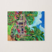 Hawaiian Tropical Beach House Puzzle Legpuzzel (Horizontaal)