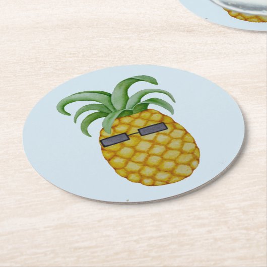 Hawaiian Tropical Cool Pineapple onderzetters (Gebogen)