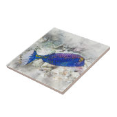 Hawaiian Tropical Fish Waterverf - Boxfish Tegeltje (Zijkant)