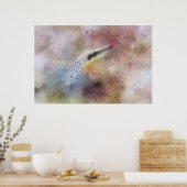 Hawaiian Tropical Fish Waterverf - Hawkfish Poster (Keuken)