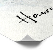 Hawaiian Tropical Fish Waterverf - Moorish Idol Poster (Hoek)