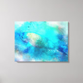 Hawaiian Tropical Fish Waterverf - Parrotfish Canvas Afdruk (Voorkant)