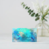 Hawaiian Tropical Fish Waterverf - Parrotfish Visitekaartje (Staand voorkant)