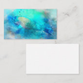 Hawaiian Tropical Fish Waterverf - Parrotfish Visitekaartje (Voorkant / Achterkant)