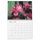 Hawaiian Tropical Flora 2015 Calendar Kalender (Feb 2027)