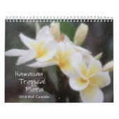 Hawaiian Tropical Flora 2018 Calendar Kalender (Hoes)