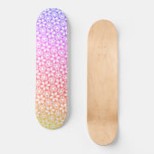 Hawaiian Tropical Floral Ombre Kaleidoscope Persoonlijk Skateboard (Voorkant)