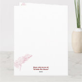 Hawaiian Tropical Flower Arrangement Kaart (Achterkant)