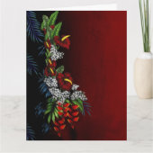 Hawaiian Tropical Flower Arrangement Kaart (Voorkant)