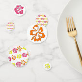 Hawaiian Tropical Hibiscus Flowers Floral print Confetti (Groep)