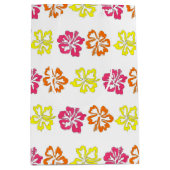 Hawaiian Tropical Hibiscus Flowers Floral print Medium Cadeauzakje (Voorkant)