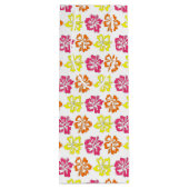 Hawaiian Tropical Hibiscus Flowers Floral print Wijn Cadeautas (Achterkant)