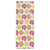 Hawaiian Tropical Hibiscus Flowers Floral print Wijn Cadeautas (Voorkant)
