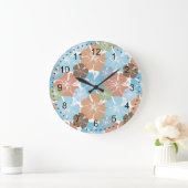 Hawaiian Tropical Hibiscus Flowers Grote Klok (Huis)