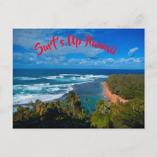 Hawaiian Tropical Island Briefkaart (Voorkant)