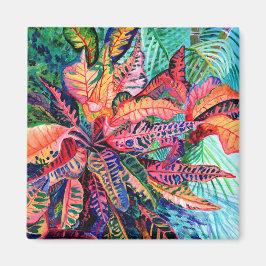 Hawaiian Tropical Leaves Magnet