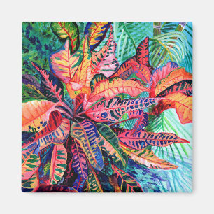 Hawaiian Tropical Leaves Magnet