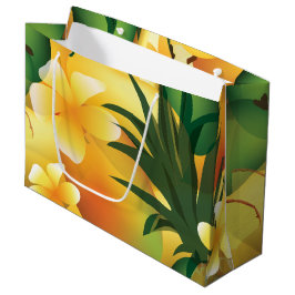 Hawaiian Tropical Luau Gift Bag Large Groot Cadeauzakje
