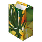Hawaiian Tropical Luau Gift Bag Medium Cadeauzakje (Voorkant Gekanteld)
