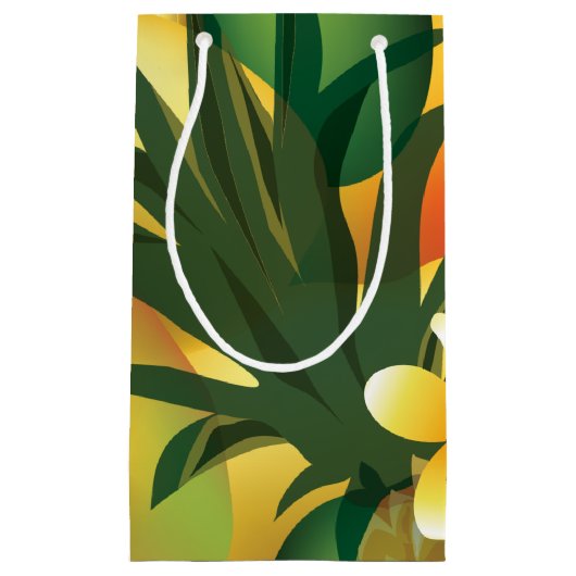Hawaiian Tropical Luau Gift Bag Small Klein Cadeauzakje (Voorkant)