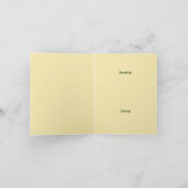 Hawaiian Tropical Luau Party Dank je wel Bedankkaart (Binnen)