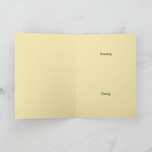 Hawaiian Tropical Luau Party Greeting Kaart (Binnen)