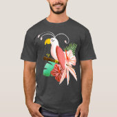Hawaiian Tropical Parrot Cockatiel Bird Island T-shirt (Voorkant)