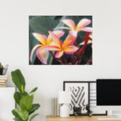 Hawaiian Tropical Plumeria Poster (Thuiskantoor)