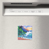Hawaiian Tropical Seascape Magnet (Insitu (Vaatwasser))