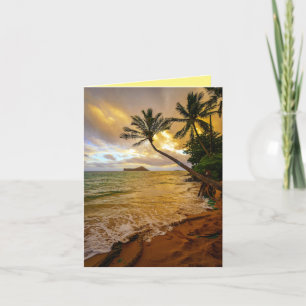 Hawaiian Tropical Sunset Palm Beach  Kaart