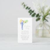 Hawaiian Tropical Toucan Baby shower Book Request Informatiekaartje (Staand voorkant)