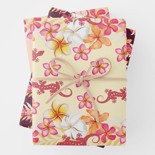 Hawaiian Tropics 2 — Verpakkingspapier Inpakpapier Vel (In situ)