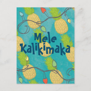 Hawaiian Tropische anananasappelmoes Briefkaart