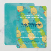 Hawaiian Tropische anananasappelmoes Kaart (Voorkant / Achterkant)