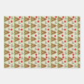 Hawaiian Tropische kerstboom - cadeaubonen Inpakpapier Vel (Voorkant)