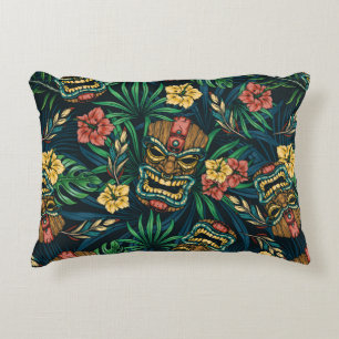 Hawaiian tropische kleurig naadloos patroon met t  accent kussen