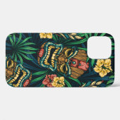 Hawaiian tropische kleurig naadloos patroon met t Case-Mate iPhone case (Achterkant (horizontaal))