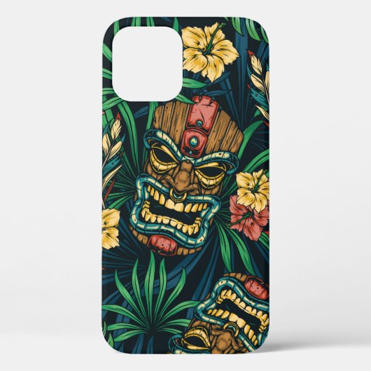 Hawaiian tropische kleurig naadloos patroon met t Case-Mate iPhone case (Achterkant)