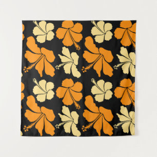 Hawaiian tropische natuurflorale naadloos patroon wandkleed