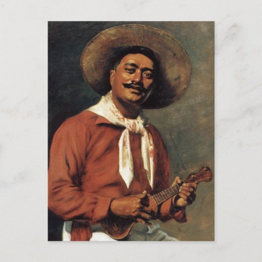 "Hawaiian Troubadour" - Hubert Vos Briefkaart (Voorkant)