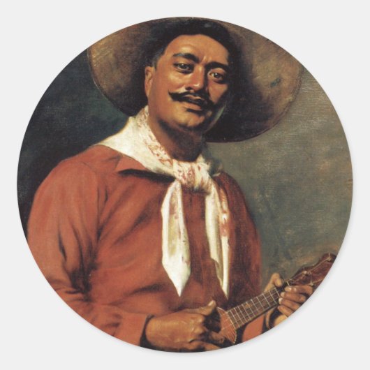 'Hawaiian Troubadour' - Hubert Vos Sticker (Voorkant)