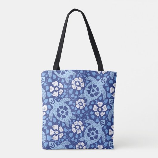 Hawaiian Turtle Batik Tote Bag (Achterkant)